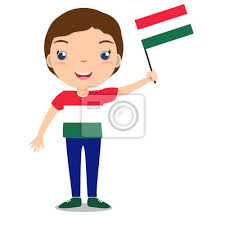 Flaga dla firm, instytucji, miast, gmin. Usmiecha Sie Chilld Chlopiec Posiadajacych Flage Wegry Samodzielnie Fototapeta Fototapety Wspolnota Wegierski Patriotyczny Myloview Pl