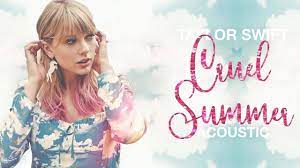 Taylor swift came out to public saying kanye west did not take her permission to include her name or her figurine in the song. Taylor Swift Cruel Summer Acoustic Youtube