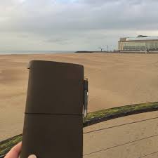 Pottering About Ostend Today With My Olive Travelersnotebook Which I Am Beginning To Like A Lot Don T Think I Ll Be Travel Midori Travelers Notebook Ostend