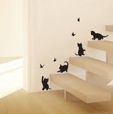 Lamp Cat Bird Removable Wall Sticker Decal Kids Boys Girls Room Home Decor Amazon Co Uk Kitchen Home Staircase Decals Diy Wall Painting Wall Painting Decor