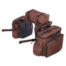 Reinsman Deluxe Leak Proof Saddle Bags Brown Statelinetack Com In 2021 Leather Saddle Bags Saddle Bags Bags