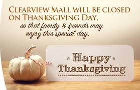 As the thanksgiving holiday approaches, the ballston quarter and pentagon city malls are shifting their hours and offering special activities. Clearview Mall Clearview Mall Will Be Closed Today For Thanksgiving Day Thursday November 22 We Will Reopen And Hope To See You For Special Store Savings On Black Friday November 23