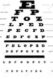 an eye sight test chart with multiple lines