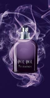 Amor Amor Tentation By Cacharel Purple Fragancia Perfume De Color Rosa Botella De Perfume