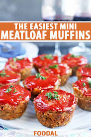 So a 2 pound meatloaf should be baked for at least an hour. Mini Meatloaf Muffins Recipe Foodal