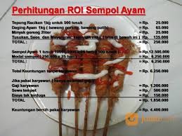 Resep sempol tahu | ide jualan makanan 1000an enak & murah. Analisa Roi Usaha Sempol Ayam Rizgin Jakarta Selatan Jualo