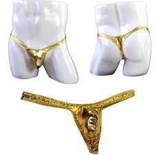 Hmu with more requested add ons, price will vary upon request (; Sexy Men Faux Leather Shiny Gold G String Low Rise Metallic Bulge Pouch T Back Panties Thongs Underwears Brief Lingerie G Strings Thongs Aliexpress