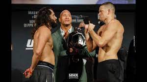 Saffiedine but had to pull out due to masvidal faced nate diaz on november 2, 2019 in the main event at ufc 244.76 in a. Ufc 244 Jorge Masvidal Vs Nate Diaz Weigh In Staredown Mma Fighting Youtube