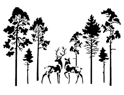 Maybe you would like to learn more about one of these? Forest Scenes Stencils Choose Design Craft Fabric Glass Furniture Wall Up To A1 Ebay Deer Drawing Art Stencils
