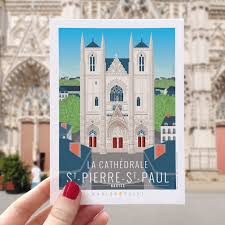 Illustrations Affiches Et Cartes Postales Marion Point Shop Carte Postale Postale Nantes