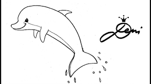 Delfin Zeichnen Lernen Fur Kinder How To Draw A Dolphin For Kids Kak Se Risuva Delfin Za Deca Youtube