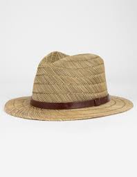 Brixton Messer Womens Straw Fedora Natur 362301423 Straw Fedora Straw Fedora Hat Fedora