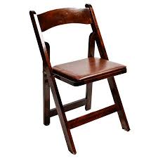 There are no reviews yet. Folding Wood Fruitwood Chair W Brown Pad Seating And Chair Rentals For Any Event