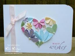 Cute diy card for spouse: Heart Of Hearts Card Craft Valentines Cards Hand Crafted Cards