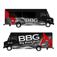 A truck wrap is an easy way to update your truck's exterior and make it look new again. Big Black Grill Needs A Design For Their Food Truck Wrap Car Truck Or Van Wrap Contest 99designs