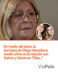 Rita, la hermana de El Diez, se sinceró y contó cómo es el vínculo con sus  sobrinas.