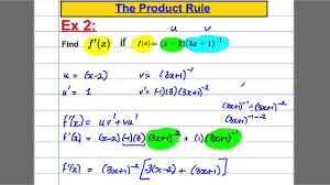 Differentiate each function with respect to x. Core 4 Maths A Level The Product Rule Youtube