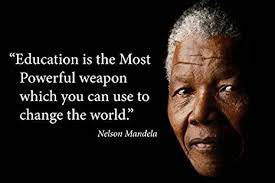 Brainyquote has been providing inspirational quotes since 2001 to our worldwide community. Young N Refined Nelson Mandela Quote Poster Print 24 X 16 Saying Education Is The Most Powerful Weapon You Can Use To Change The World 18x24 Amazon De Home Kitchen