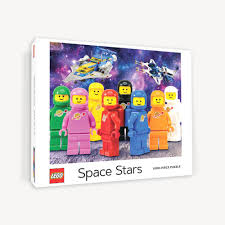 Minifigures, commonly referred to as a minifig, or simply just fig, are small plastic figures just over 1 1/2 inches (4 cm), or four bricks tall. Lego Space Stars Puzzle Pre Order On Chronicle Books The Brick Fan