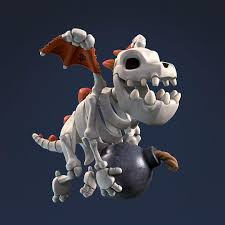 The baby dragon can be one of the hardest cards to counter when you start to play the game. Art Skeleton Baby Dragon R Clashroyale
