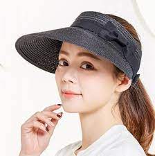 Https Www Buyhathats Com Wide Brim Straw Hat Bow Women Sun Visor Caps Html Wide Brim Straw Hat Bow Women Visor Cap