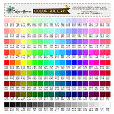 Color Guide Swatch 171 Colors Hex Codes Spoonflower
