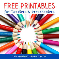 I have two little ones ages 2 and 3. Big Collection Of Free Preschool Printables For School And Home