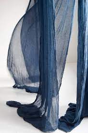 Navy Blue Linen Curtain Custom Linen Drape Rod Pocket Etsy Linen Curtains Sheer Linen Curtains Canopy Bed Curtains
