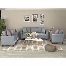 Aucuba 3 Piece Living Room Set In 2020 Furniture Sofa Set Living Room Sets Furniture 3 Piece Living Room Set