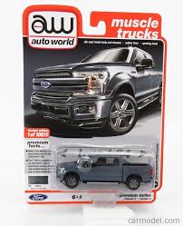 The first release from auto world in 2019 is hitting walmarts and hobby stores soon. Autoworld Aw64262 Awsp041a Masstab 1 64 Ford Usa F 150 Pick Up 2018 Grey