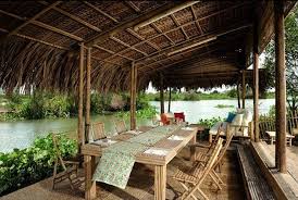 All Bamboo All The Time In Vietnam Bamboo House Bamboo Restaurant Outdoor Restaurant Design