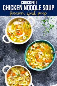Crockpot Chicken Noodle Soup Recipe Chicken Noodle Soup Crock Pot Chicken Crockpot Recipes Crockpot Chicken