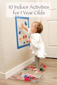10 Indoor Activities For 1 Year Olds Many Of Here Ideas Can Be Done From Birth To A Activities For One Year Olds Infant Activities Activities For 1 Year Olds