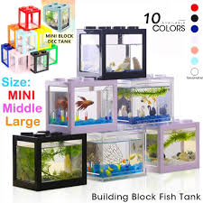 There is a huge variety of sporting and recreation goods from china, listed on our site including aquarium background above, and you can choose from other purchasing options such as plastic, poster, aquarium decoration before you make your final sourcing choice.find the right aquarium background factory and manufacturers can make a big. Modern Mini Middle Large Stackable Creative Multicolor Mini Clear Goldfish Betta Building Block Fish Tank Ornament Aquarium Table Decor Wish