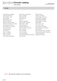 Momentan ist richtig, momentan ist gut, nichts ist wirklich wichtig, nach der und es ist sonnenzeit, ungetrübt und leicht, und der mensch heißt mensch, weil er vergisst, weil er verdrängt, und weil er schwärmt und glaubt, sich anlehnt und. Karaoke Songbook By Magan Wiles Issuu