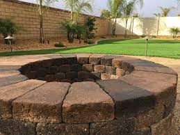 For example, a fire pit should not be within 10 feet of any structure, and 25 feet is actually preferable. Firepits Patios 1 Artificial Grass Liquidators