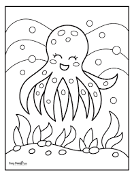 They all have eight legs and soft bodies. Octopus Coloring Pages 30 Printable Sheets Easy Peasy And Fun