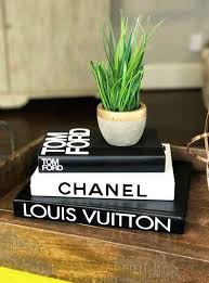 Fashion Designer Book Set Coffee Table Books Decor Chanel Book Decor Coco Chanel Books