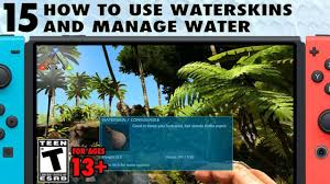 Drag the water jug/skin to the inventory slot and let it fill that way. How To Fill Waterskin Ark
