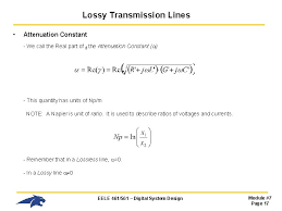 Eele 461561 Digital System Design Module 7 Lossy