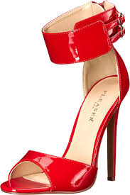 Pleaser Women's SEXY19/R Dress Sandal, Red Patent, 12 B(M) US : Amazon.ca:  Clothing, Shoes & Accessories