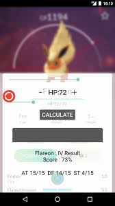 ・press the calculation button to see the results.(result press and hold you can copy the score. Iv Calculator For Pokemon Go For Android Apk Download