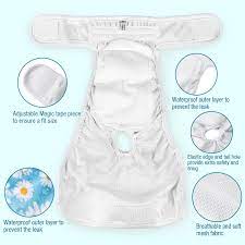 Buy Pet Soft Washable Female Diapers 3 Pack - 2021 Latest Female Dog Diapers Comfort Reusable Doggy Diapers For Girl Dog In Period Heat Online In Indonesia B091yb292g
