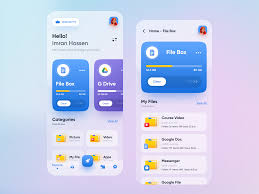 File Manager Cloud Storage App Scheduling App Cloud Storage Mobile App Design