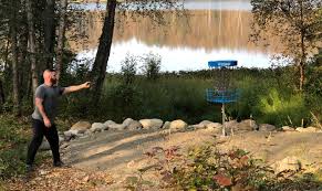 Championship disc golf course at Meier Lake Resort