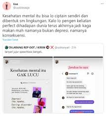 Potensi bahan alam terhadap penyembuhan ulser mukosa mulut. Uus Minta Netizen Bedakan Depresi Dengan Konsekuensi Bela Luna Maya