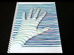 Hoe Teken Je 3d 1 Hand Handen Tekenen Tekenen Leer Tekenen