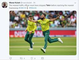 2nd odi played between pakistan and zimababwe at karachi pakistan wickets. Meme Experts Enjoy Field Day As Tahir Celebrates After Taking Wickets Against Pak