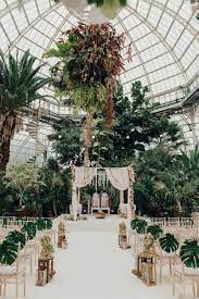 Hindu Wedding At Sefton Park Palm House With Botanical Plants Gold Decor Ibiza Wedding Garden Wedding Inspiration Hindu Wedding