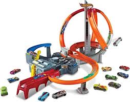 La premisa de hot wheels: Amazon Com Estuche De Juego Hot Wheels Spin Storm Null Null Toys Games